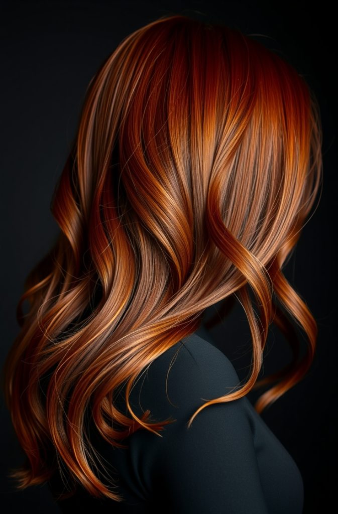 Copper Red with Bronze Accents