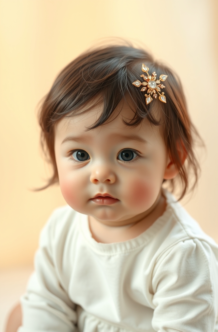 Side-Swept Bangs with Clip