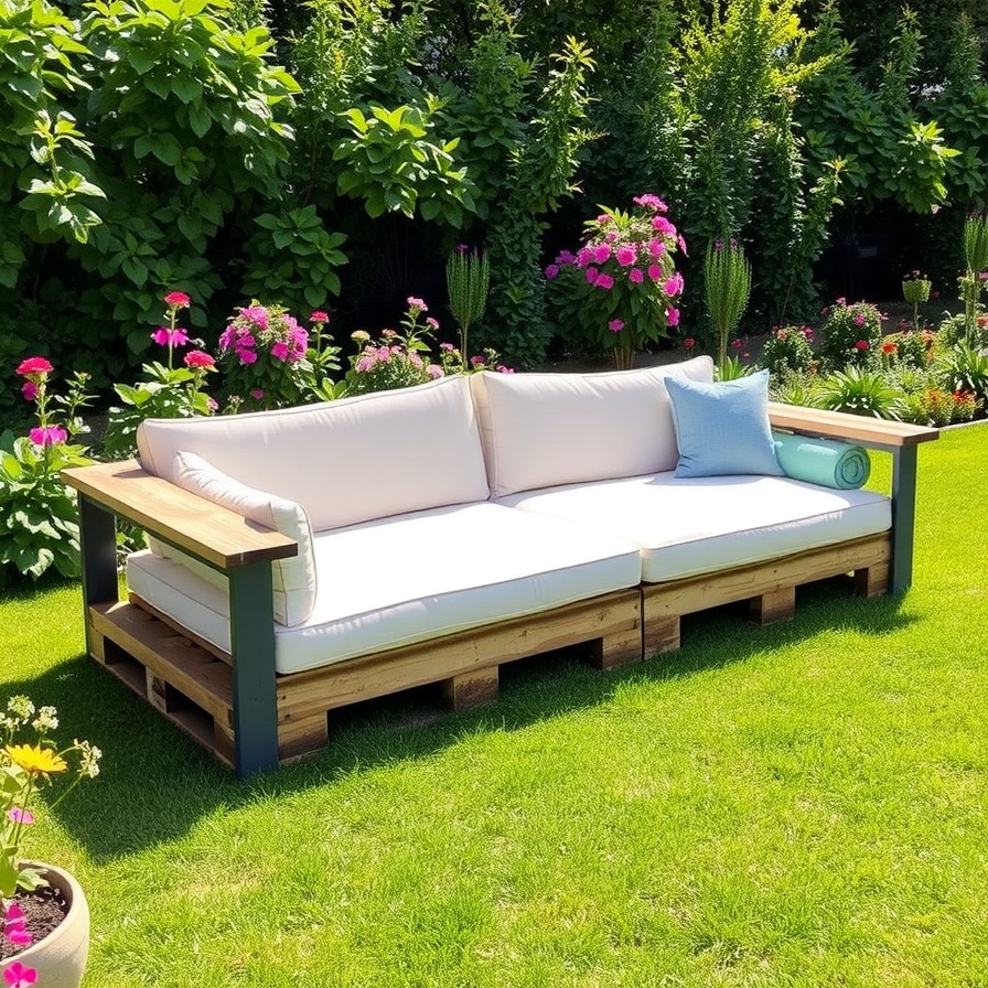Simple Pallet Sofa
