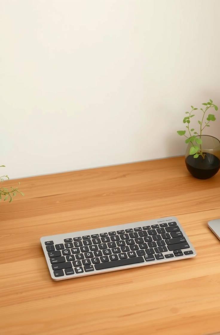 Wireless Keyboard for a Clean Setup