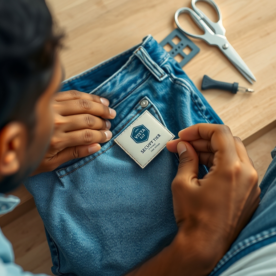 Removing a Security Tag from Pants the Right Way