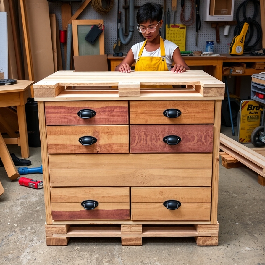 Building a Simple Pallet Dresser
