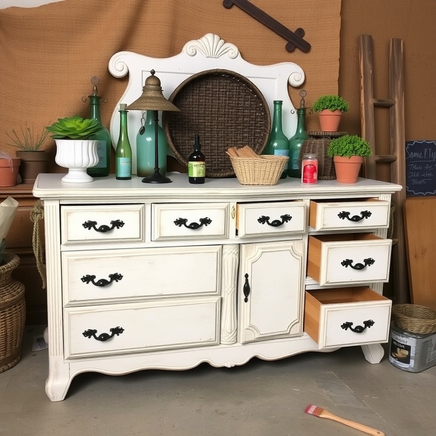Charming Farmhouse Dresser DIY Project