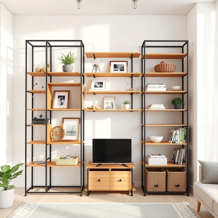 DIY Shelving for Small Spaces & Apartments