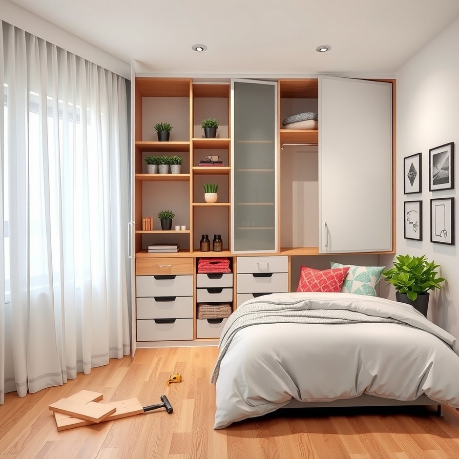 Installing a DIY Closet Organizer