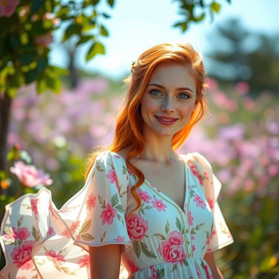 Light and Airy Colors for Summer dress for redheads