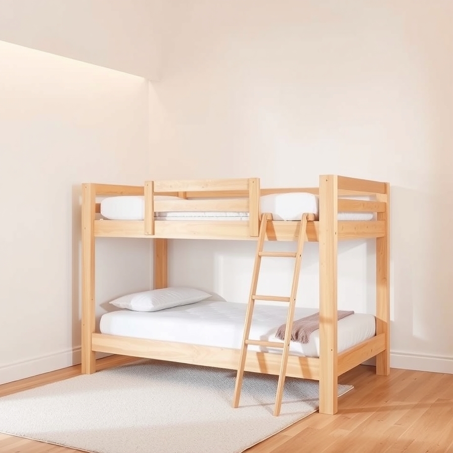 Low-Profile Loft Bed for Low Ceilings