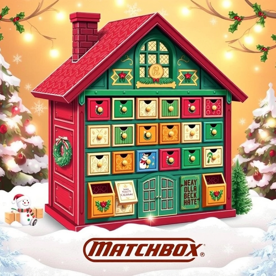 Matchbox Mini-Drawer Advent House