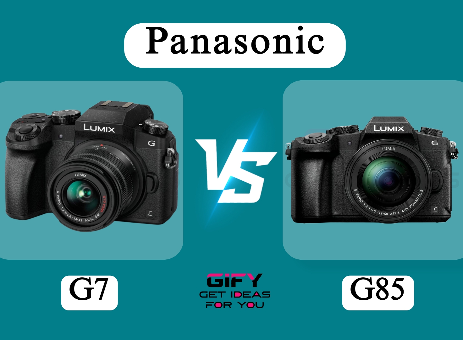 Panasonic G7 vs G85