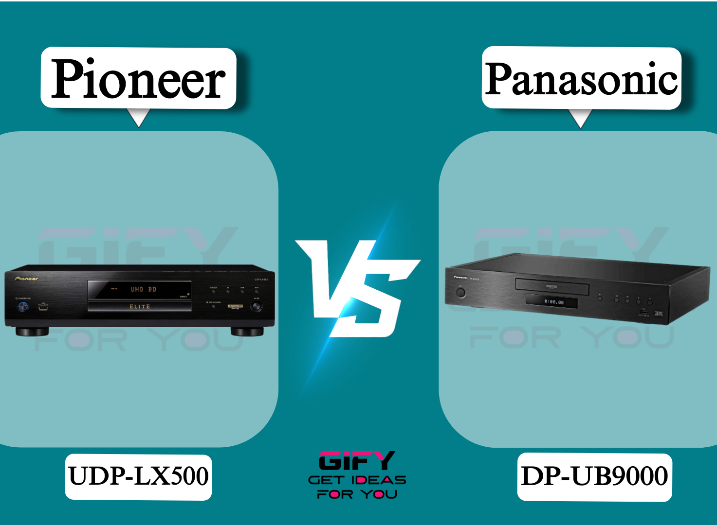 Pioneer UDP-LX500 vs Panasonic DP-UB9000