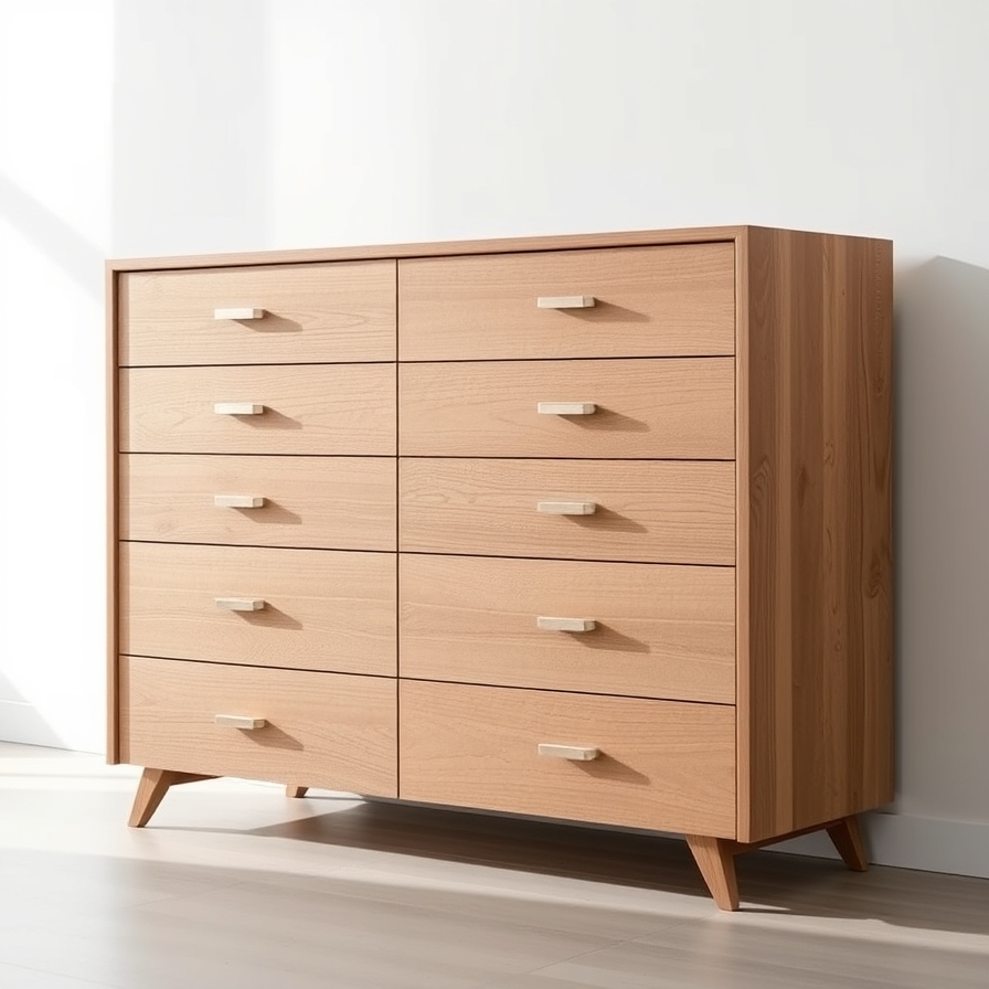 Sleek and Simple Modern DIY Dresser Design