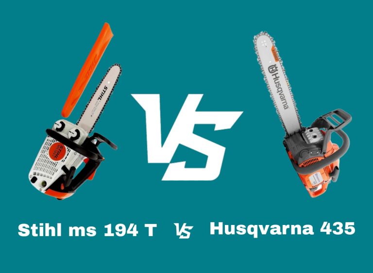 Stihl ms 194 T VS Husqvarna 435