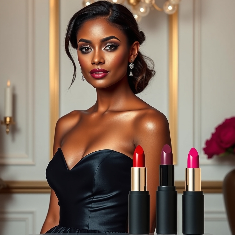 The Best Lipstick for a Black Prom Dress