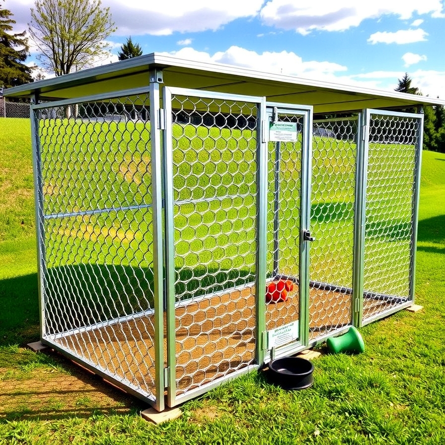 The Chain-Link Panel Kennel