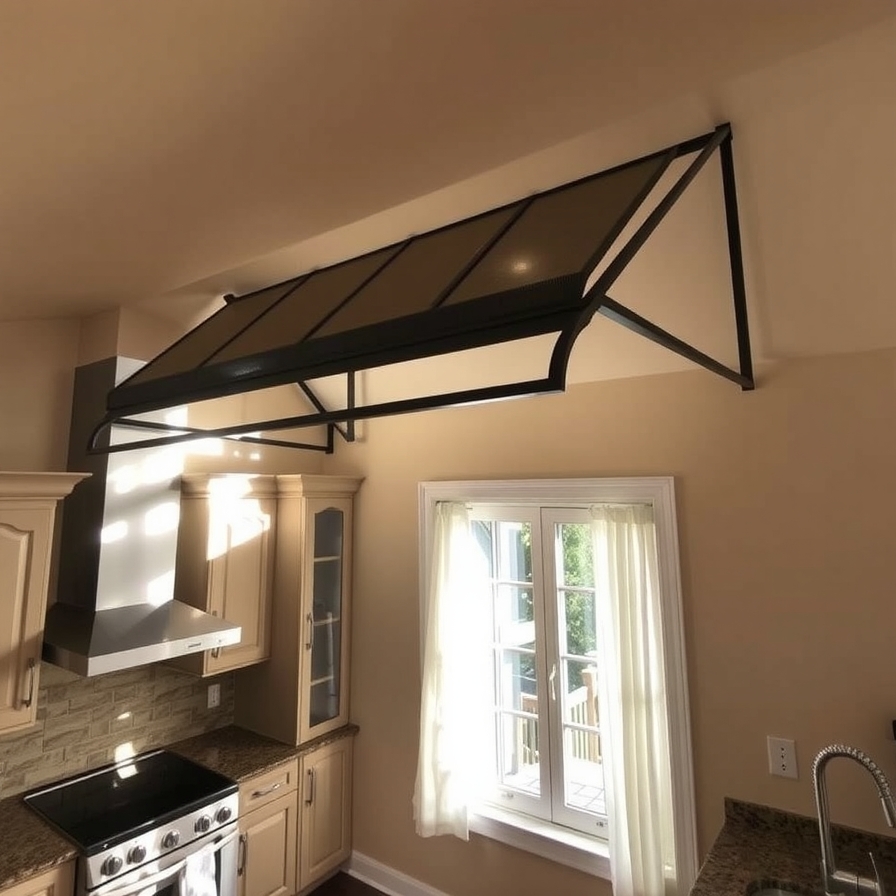 The Classic Metal Frame Awning