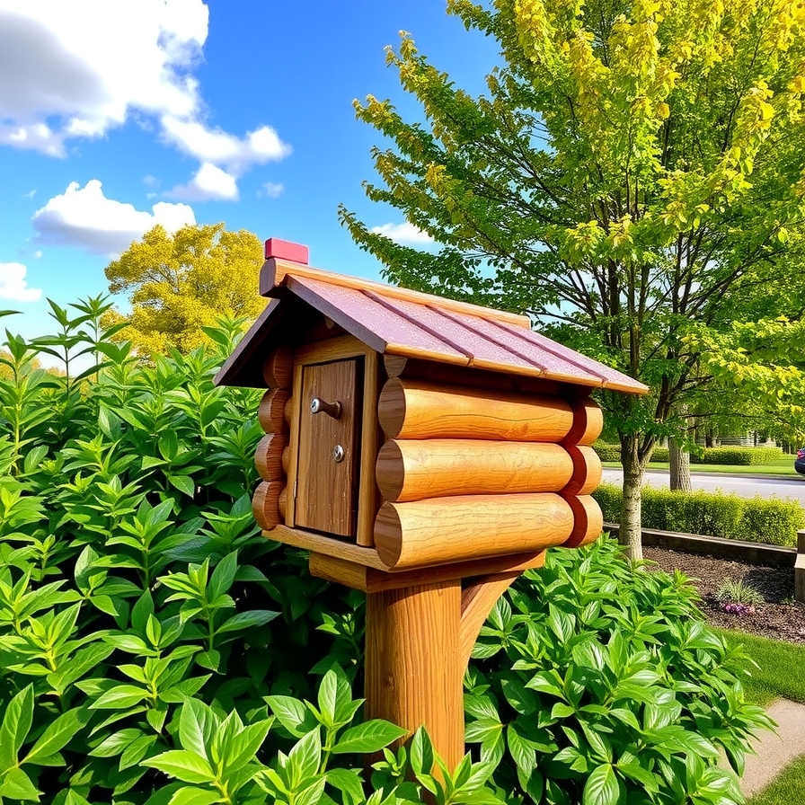 The Log Cabin Style Mailbox