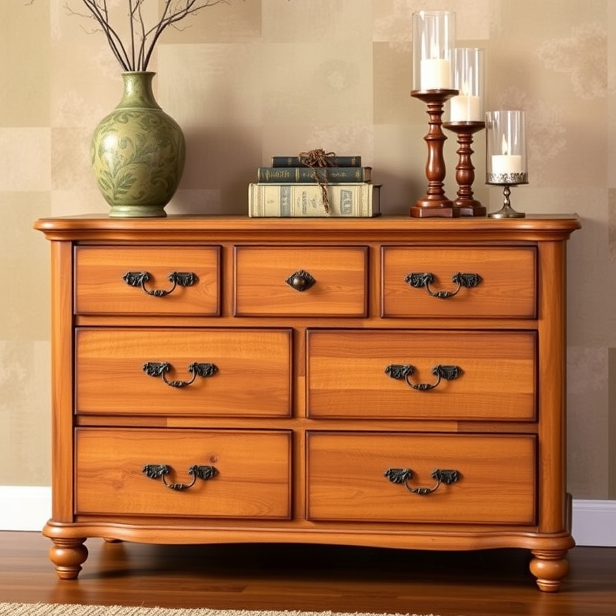 Warm and Rustic Dresser