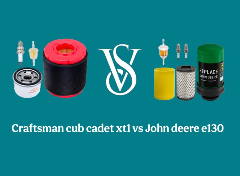craftsman cub cadet xt1 vs john deere e130