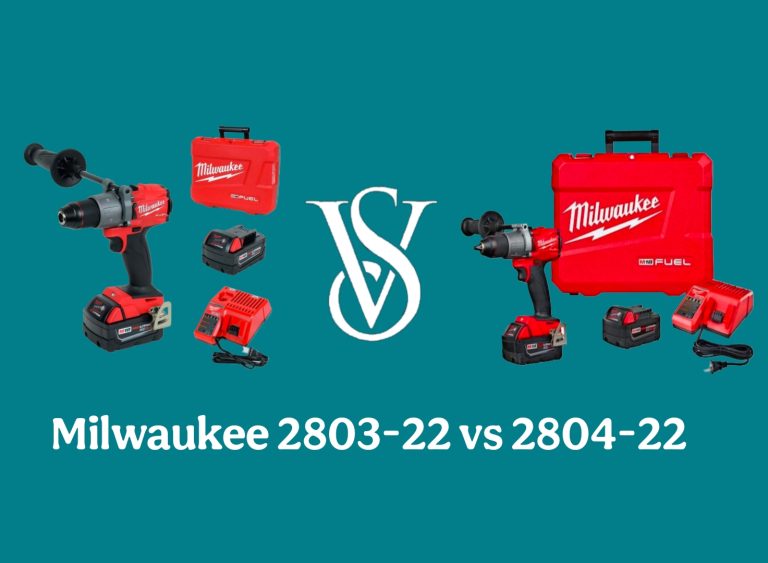 milwaukee 2803-22 vs 2804-22