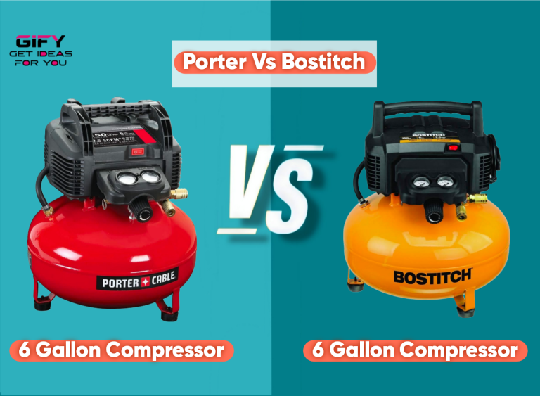 porter cable vs bostitch 6 gallon compressor