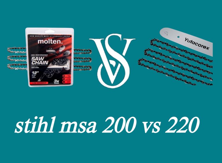 stihl msa 200 vs 220