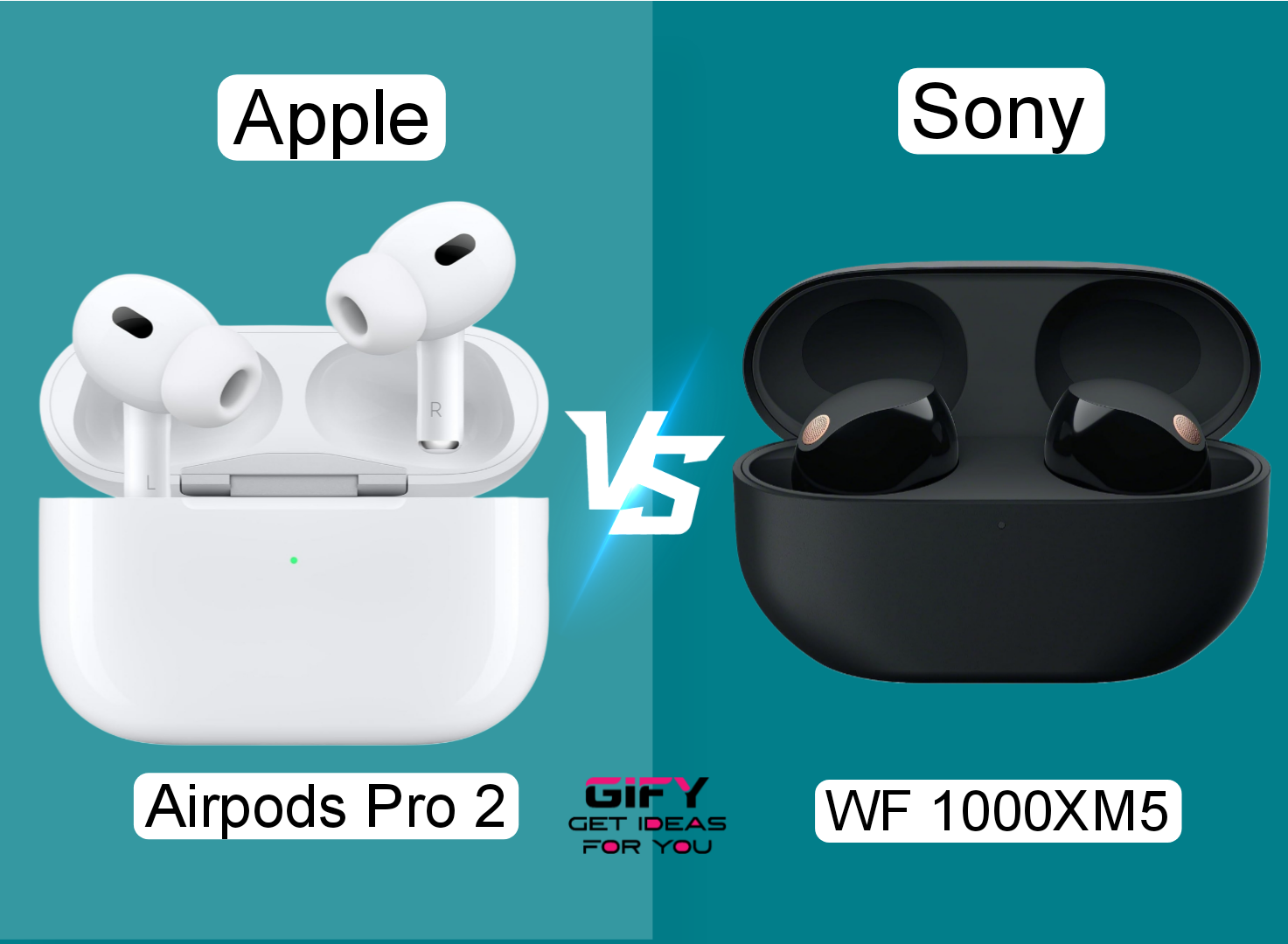 Apple Airpods pro 2 vs sony WF 1000XM5