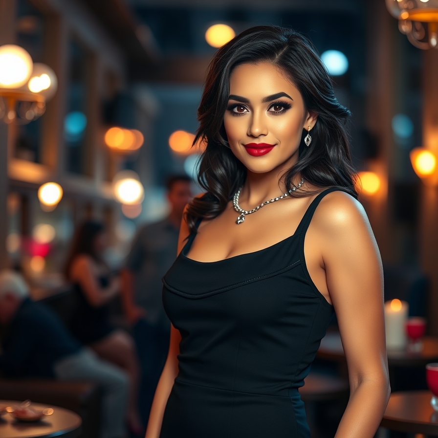 Chic Black Dress for a Night Out
