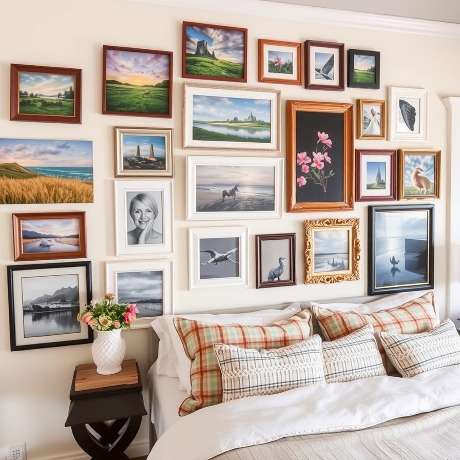 Create a Gallery Wall with Personal Art