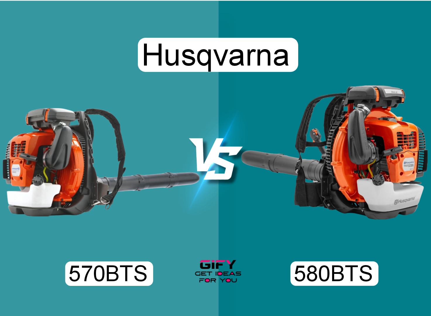 Husqvarna 570BTS vs 580BTS