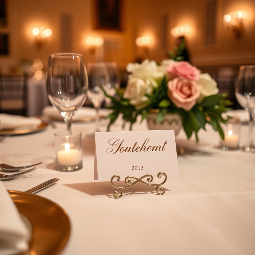 Personal touches and name cards
