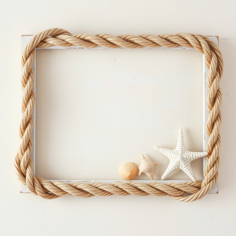 Rope Frame for Coastal Style