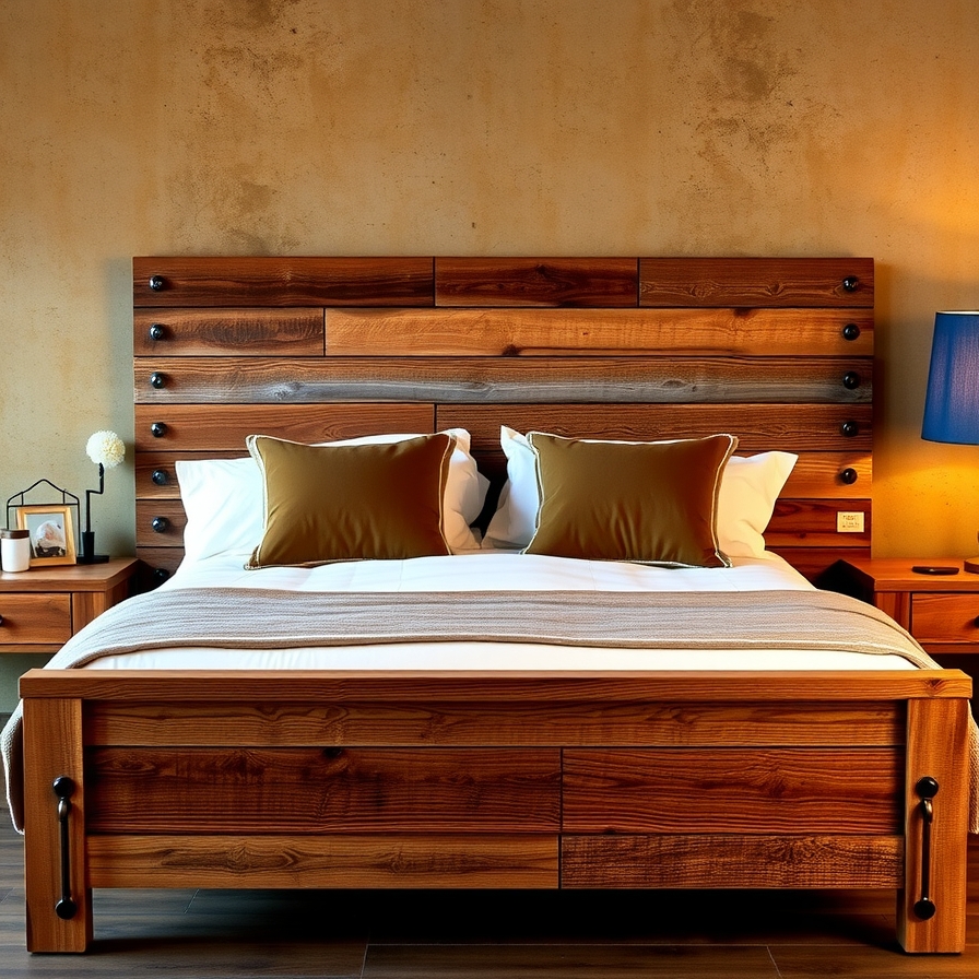 Rustic & Reclaimed Wood Bed Frames