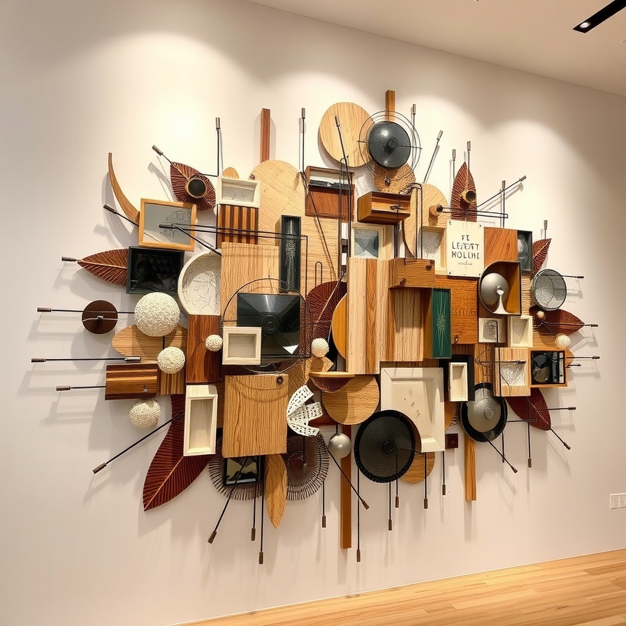 Sculptural Art and 3D Wall Decor