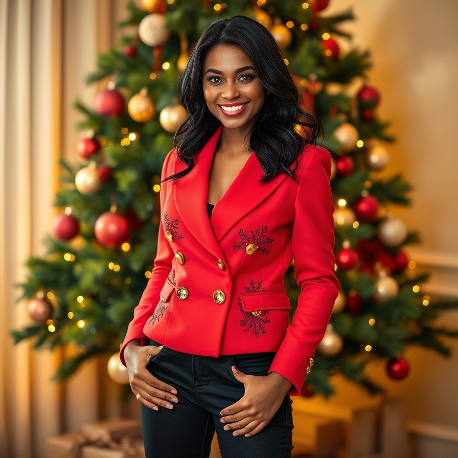 Statement Blazer with Jeans