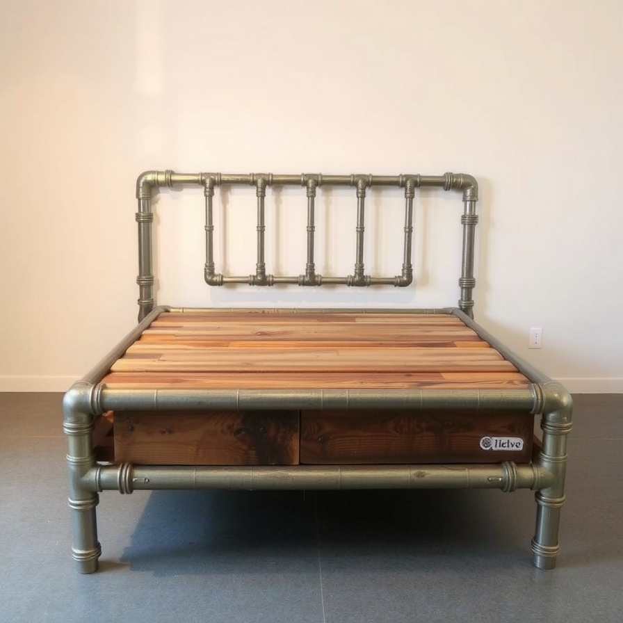 The Pipe and Wood Industrial Frame