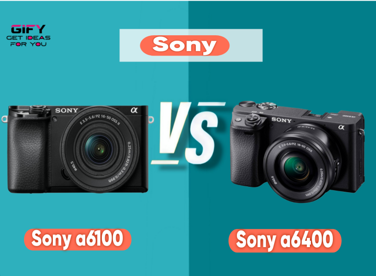 sony a6100 vs a6400