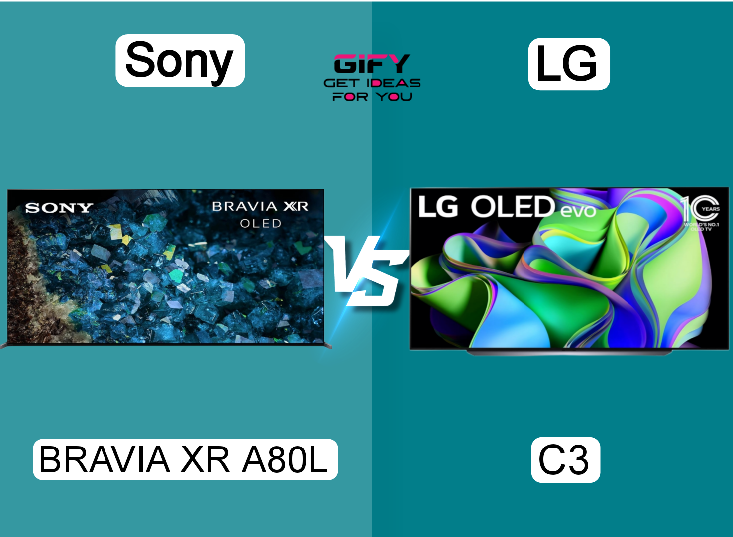 sony a80l vs lg c3