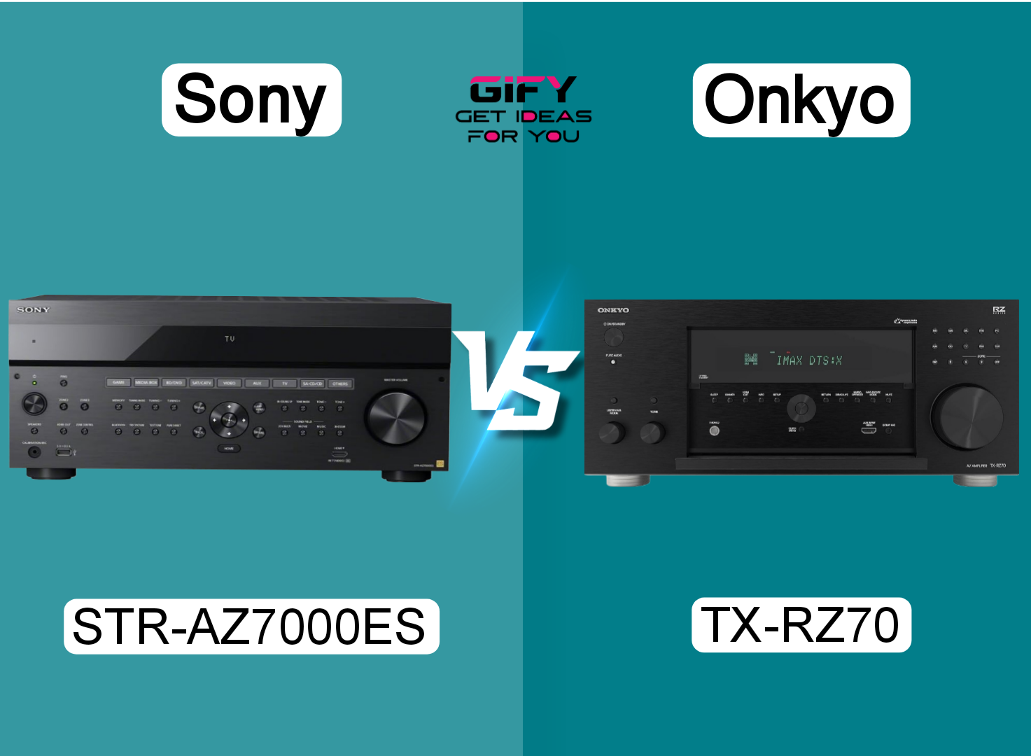 sony str-az7000es power transformer vs onkyo rz70