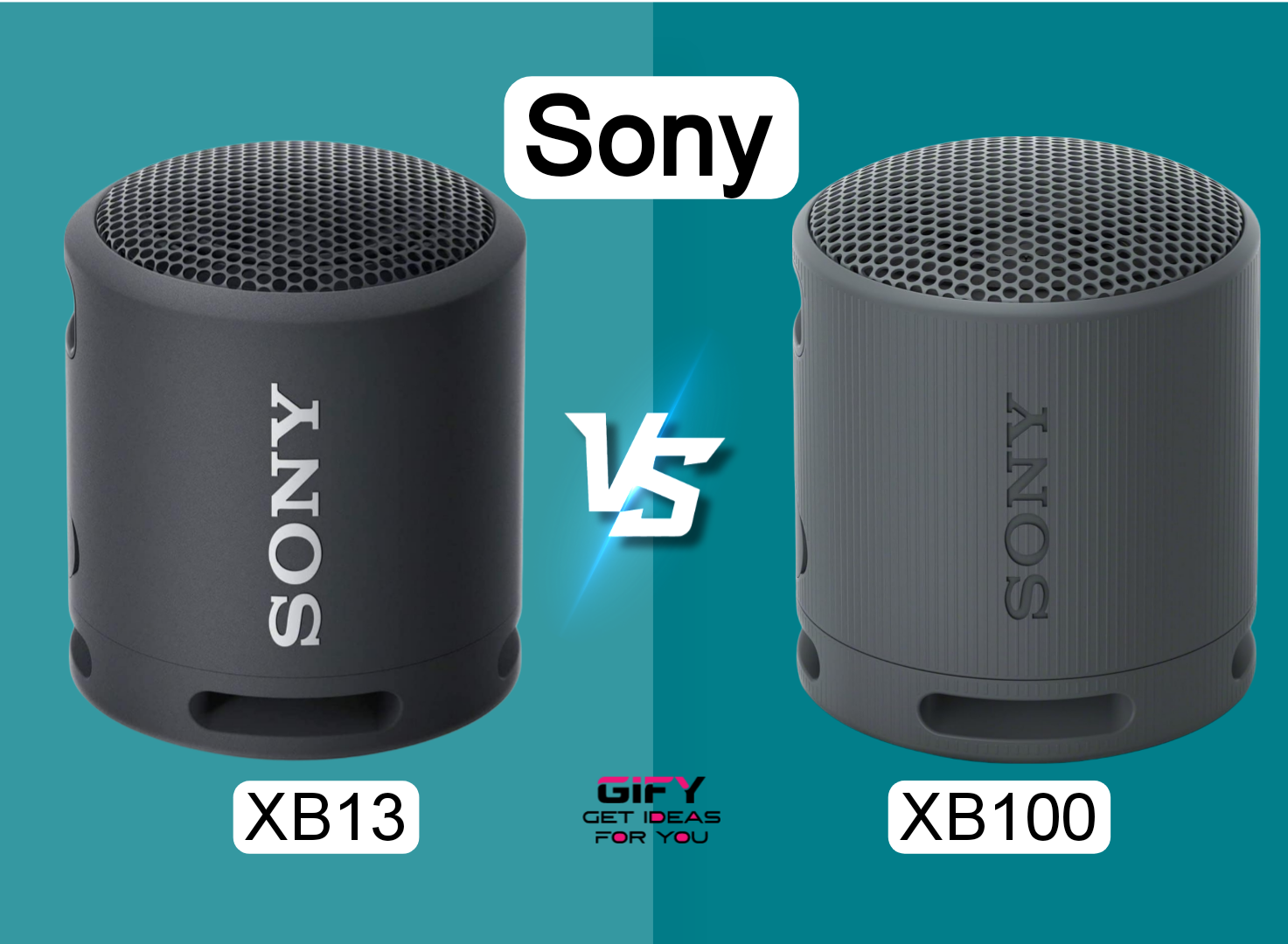 sony xb13 vs xb100