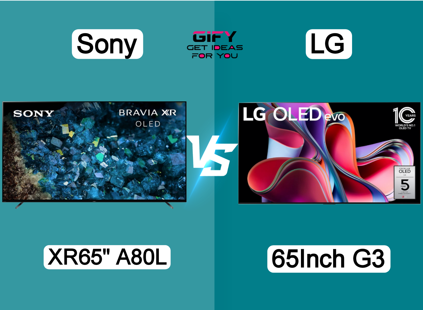 sony xr65a80l vs g3